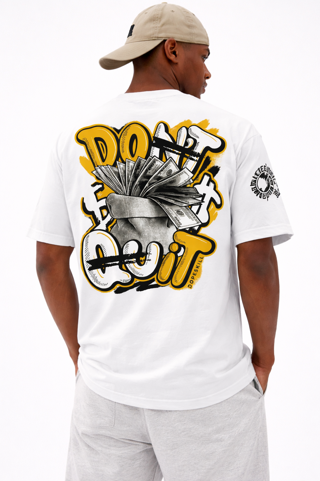 Do It Graphic Oversized T-Shirt  240 GSM Premium Cotton