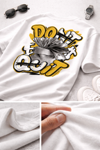 Do It Graphic Oversized T-Shirt  240 GSM Premium Cotton