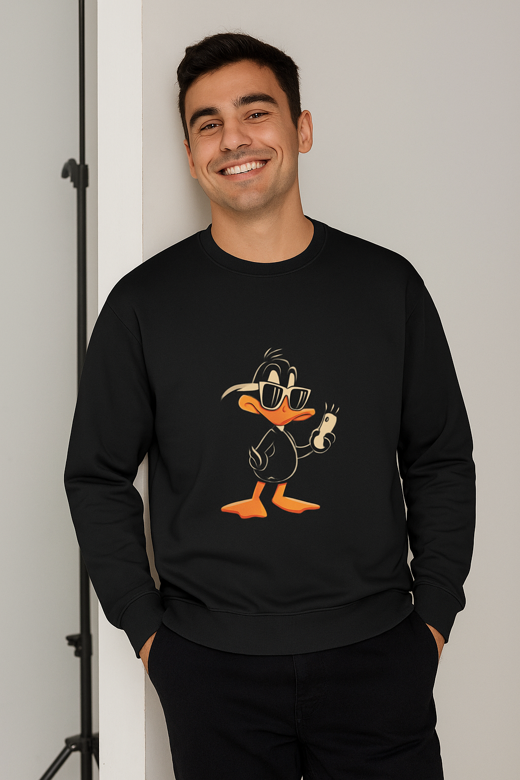 Donald Duck Graphic Sweatshirt  350 GSM Heavyweight Premium Sweatshirt