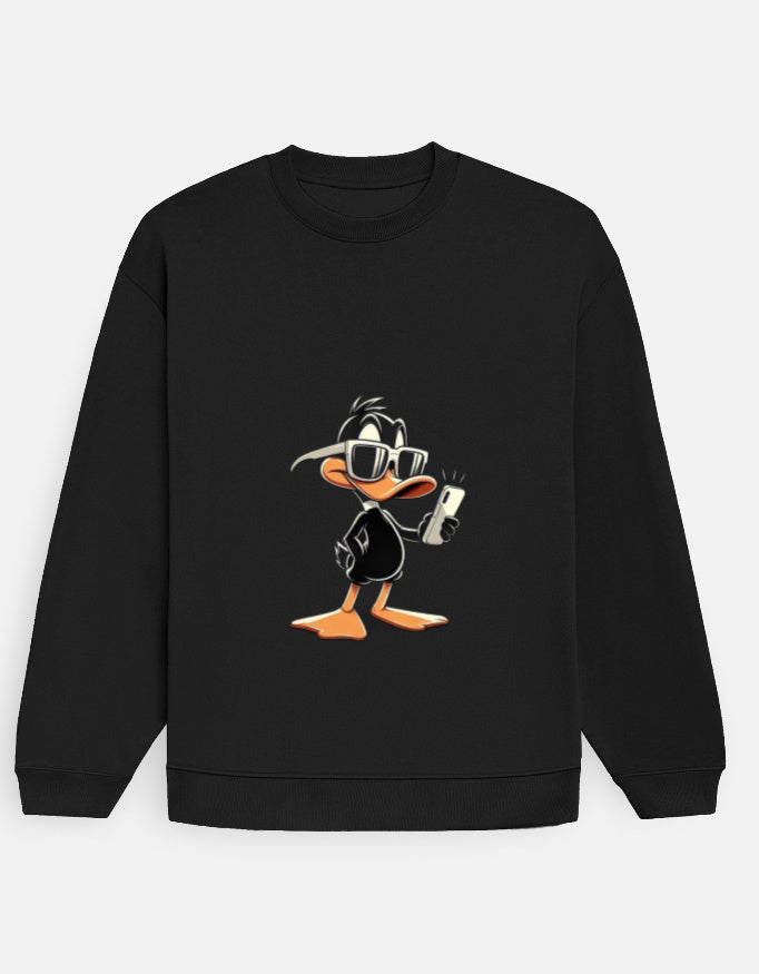 Donald Duck Graphic Sweatshirt  350 GSM Heavyweight Premium Sweatshirt